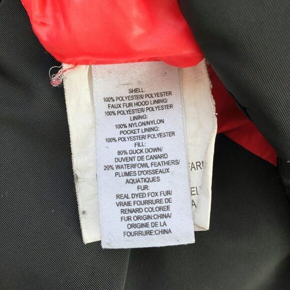 DEREK LAM 10 CROSBY 2 IN 1 BLACK PUFFER FUR HOOD FULL ZIP WINTER COAT & VEST - Picture 15 of 15